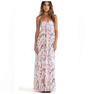 Ella Moss XS Xander Maxi Dress in Ruby Sweetheart sleeveless